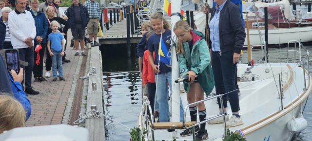 Taufe des 10. Bootes der Team 8-Bootsflotte in Kappeln an der Schlei
